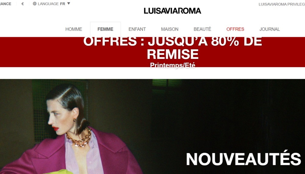 Luisaviaroma 折扣